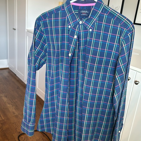 Charles Tyrwhitt Slim Fit Casual Shirt Sz L - Picture 1 of 4